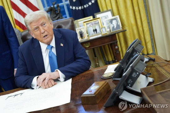 도널드 트럼프 미 대통령. [연합뉴스]